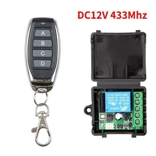 433Mhz Wireless Remote Control Switch DC 12V 1CH Relay